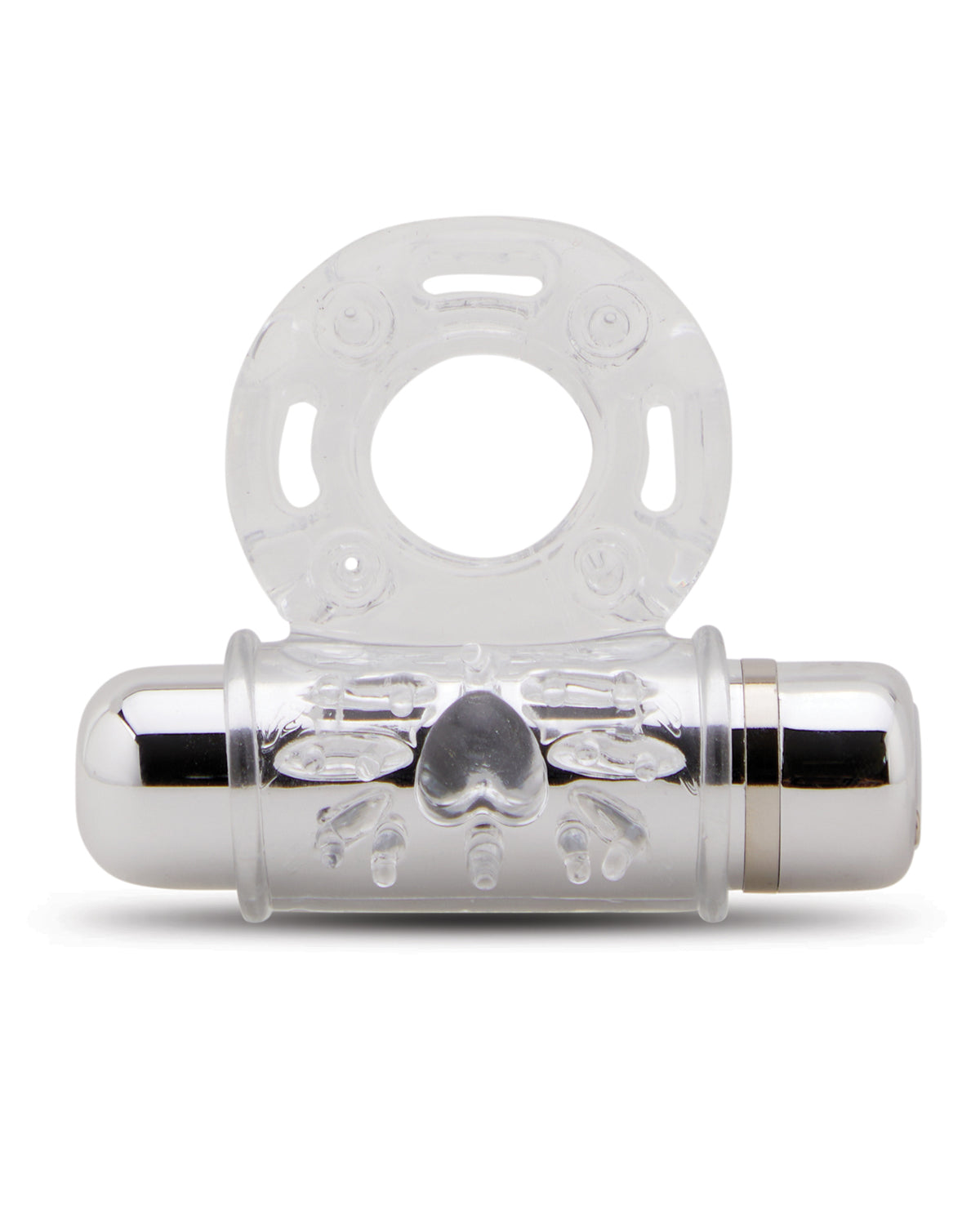 Nu Sensuelle Anneau Ultra Mate Bullet Cockring 7 Fonctions - Transparent