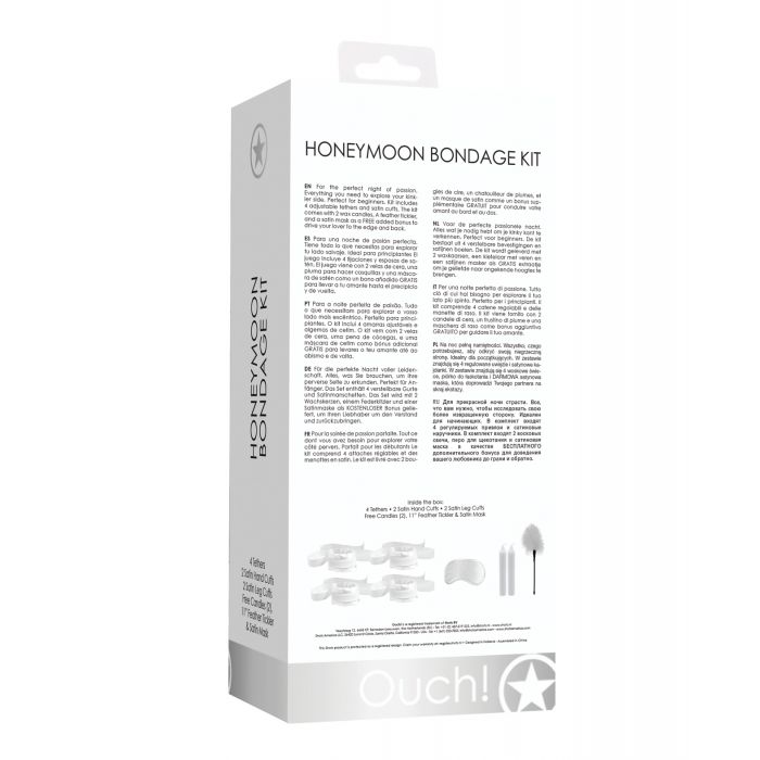 Shots Ouch Honeymoon Bondage Kit - White