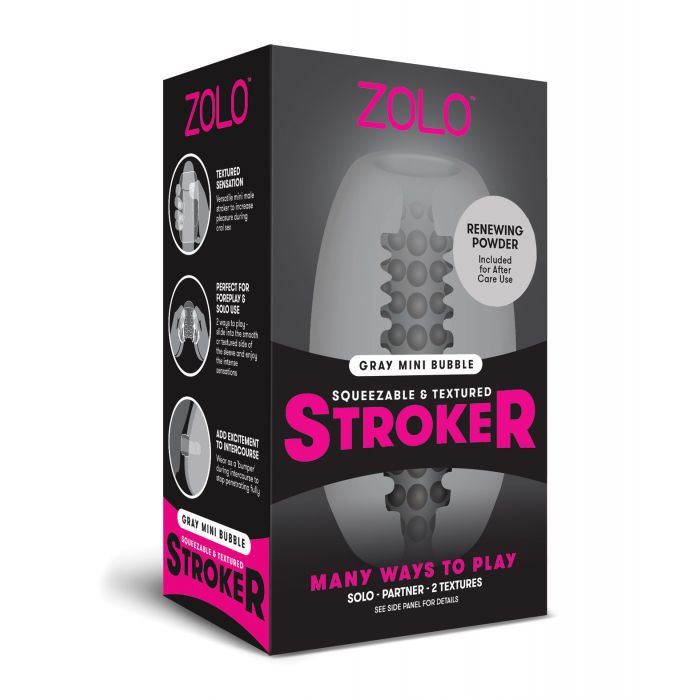 ZOLO Mini Bubble Stroker - Gray