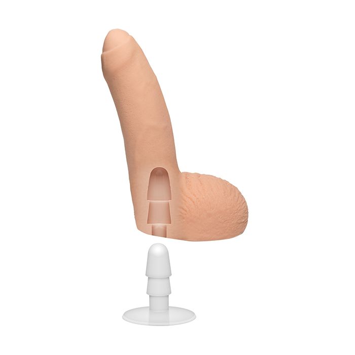 Signature Cocks ULTRASKYN 8" Cock w/Removable Vac-U-Lock Suction Cup - William Seed