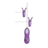Cargue la imagen en el visor de la galería, GigaLuv Vibro Clamps - 10 Functions Purple
