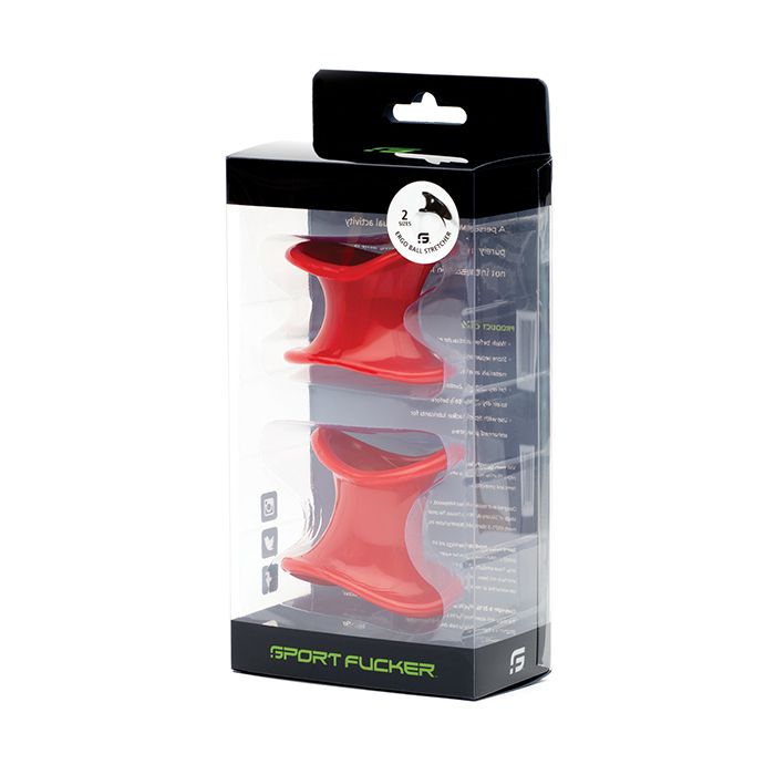 Sport Fucker Ergonomic Ball Stretcher Kit - Red