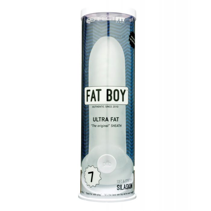 Perfect Fit Fat Boy Original Ultra Fat 7.0 Inch Clear Sheath