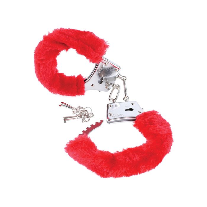 Fetish Fantasy Series Beginner's Furry Cuffs - Red