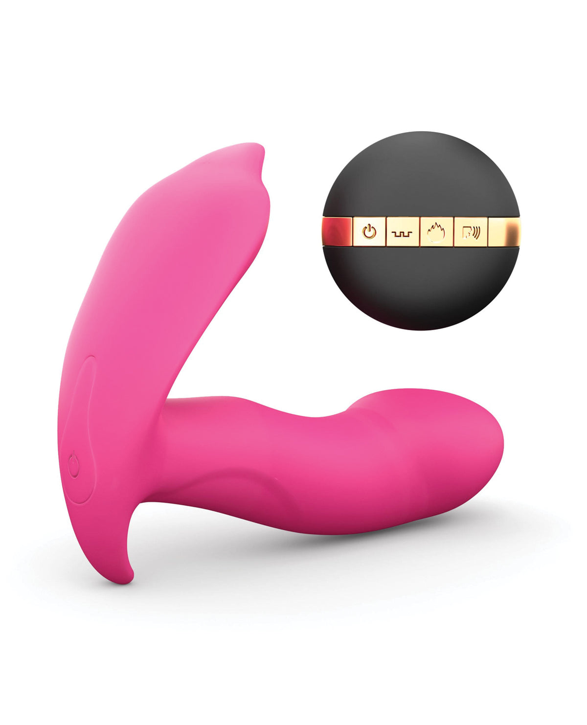 Dorcel Secret Clit Dual Stim Încălzire și Control Vocal - Roz