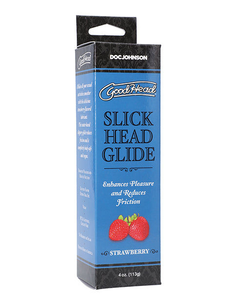 GoodHead Slick Head Glide - 4 oz Truskawkowy