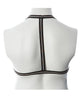 Load image into Gallery viewer, Gender Fluid Silver Lining Harness - XL-XXXL Black/Silver
