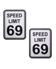 Carica l'immagine nel visualizzatore Galleria, Pastease Premium Speed Limit 69 - White/Black O/S
