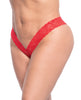 Load image into Gallery viewer, Lace V Front Boy Short Red XL
