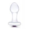 Load image into Gallery viewer, Glas 3.5" Bling Bling Glass Butt Plug - Clear
