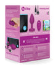 Încărcați imaginea în vizualizatorul Galerie, Bvibe Remote Control Vibrating Jewel Plug Small Fuchsia
