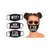 Ladda bilden i Galleri Viewer, Hott Products Mask-erade Masks - F Covid/WTF?/New Normal X Pack of 3
