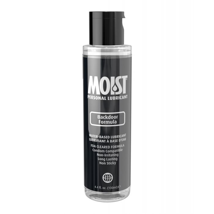 Moist Backdoor Formula Water-Based Personal Lubricant - 4.4 oz