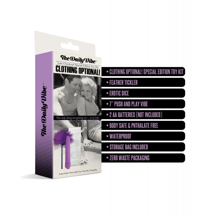 The Daily Vibe Clothing is Optional Kit - Purple