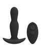 Indlæs billede i gallerifremviser, A Play Expander Rechargeable Silicone Anal Plug w/Remote - Black
