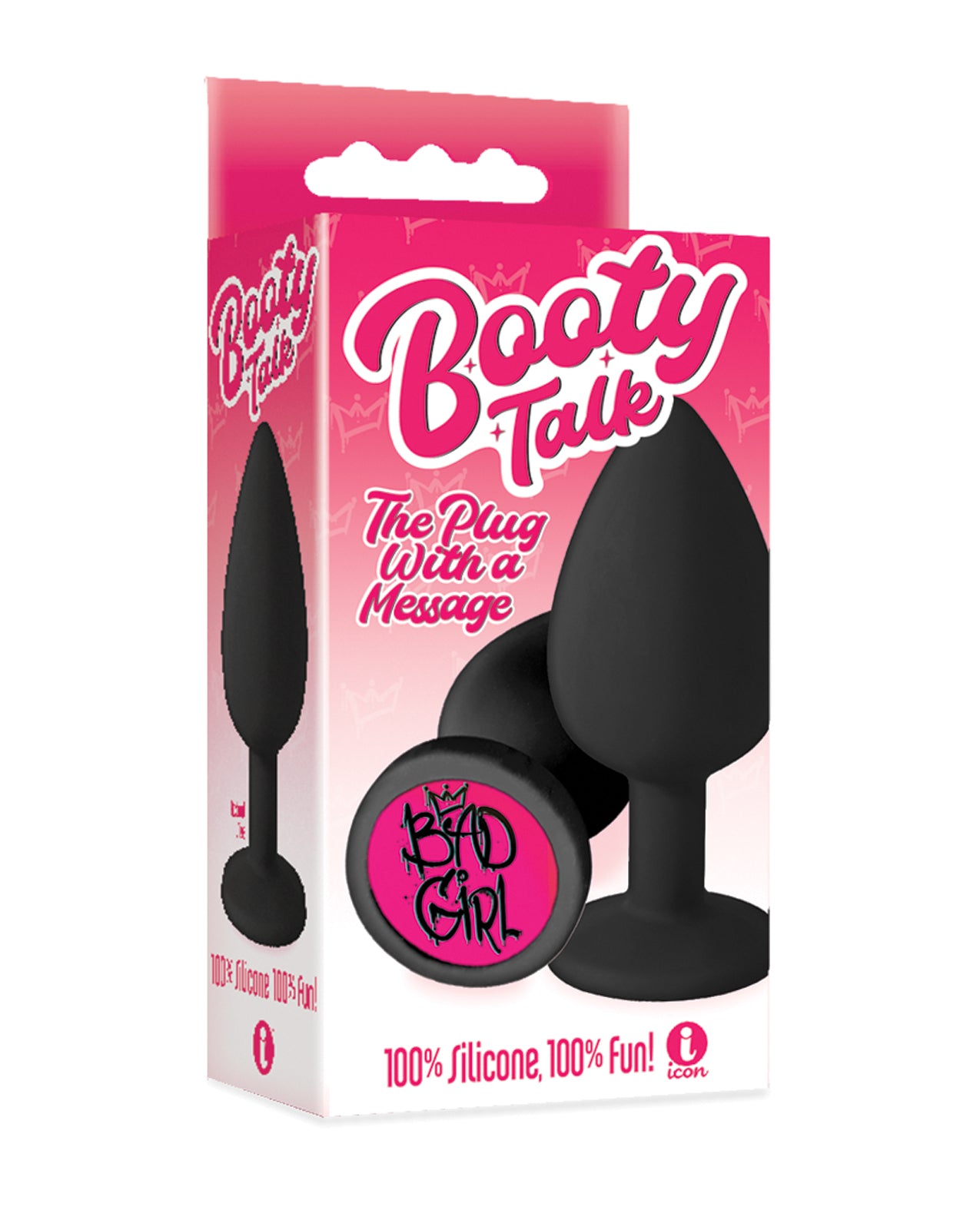 The 9's Booty Talk Bad Girl Plug - Black