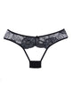 Carica l'immagine nel visualizzatore Galleria, Adore Kiss Mesh &amp; Lace Open Panty Black O/S
