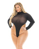 Încărcați imaginea în vizualizatorul Galerie, Pink Lipstick High AF Body Suit Black QN
