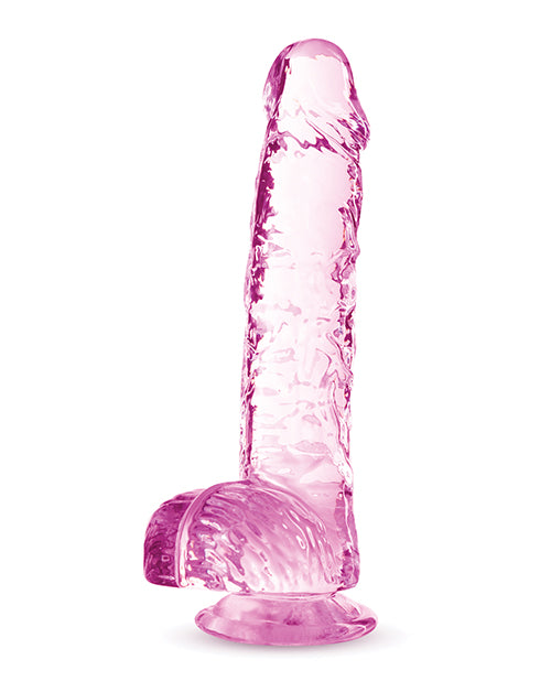 Blush Naturally Yours 6 Inch Crystalline Dildo Rose