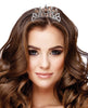 Carregar imagem no visualizador da Galeria, Birthday Girl Tiara Rose Gold Diamante Elegant Accessory
