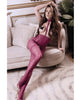 Încărcați imaginea în vizualizatorul Galerie, Ham colier Sheer Fantasy Bad Habit cu ciorapi și pastile fluture Magenta O/S
