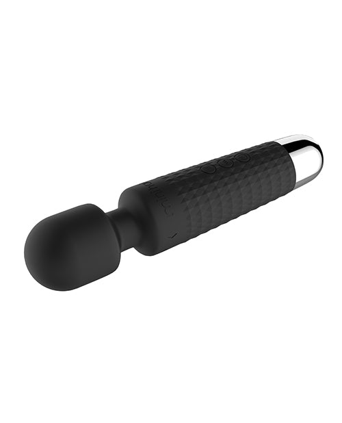 Mini Halo Wireless 20x Wand Massager Midnight Bendable Neck Silicone
