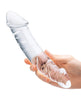 Carica l'immagine nel visualizzatore Galleria, Glas 10.5" Realistic Girthy Glass Double Dong - Clear
