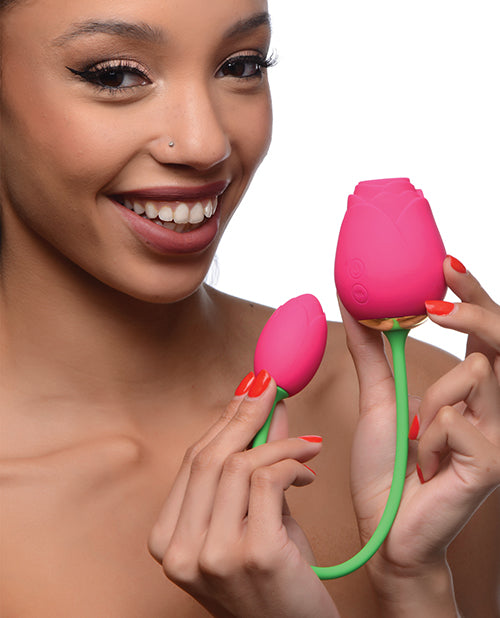 Inmi Bloomgasm 5X Zuigkracht Roos Duet - Roze