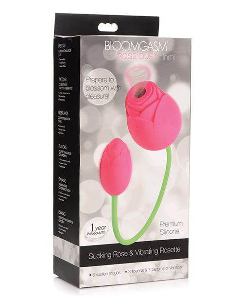 Inmi Bloomgasm 5X Zuigkracht Roos Duet - Roze