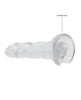 Load image into Gallery viewer, Shots RealRock Crystal Clear 7" Rippled Dildo - Transparent
