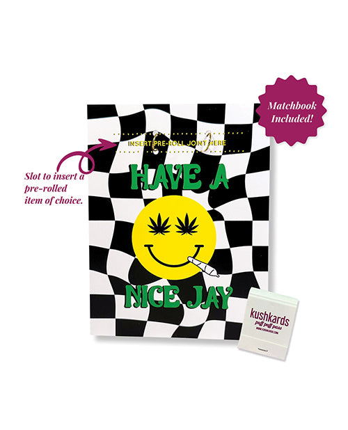 Have A Nice Jay Greeting Card With Matchbook Included