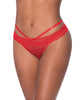 Încărcați imaginea în vizualizatorul Galerie, Ooh La Lace Peek-a-Boo Cheeky Panty Red S/M
