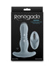 Indlæs billede i gallerifremviser, Renegade Gemini Anal Plug Vibrator w/Remote - Gray
