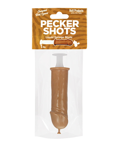 Strzykawka Pecker Shot - Brązowa