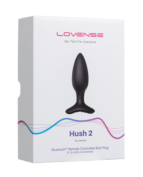 Lovense Hush 2 1.5" Analplug - Schwarz