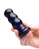 Cargue la imagen en el visor de la galería, Glas 3.5&quot; Rechargeable Vibrating Beaded Butt Plug - Blue
