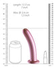 Încărcați imaginea în vizualizatorul Galerie, Shots Ouch 7" Smooth G-Spot Dildo - Rose Gold
