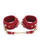 Carica l'immagine nel visualizzatore Galleria, Kinky Play Box Federico Luxurious Leather Restraint Kit - Red
