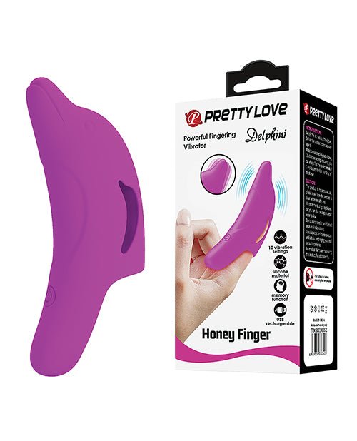 Pretty Love Delphini Dolphin Honey Finger Vibe Fuchsia