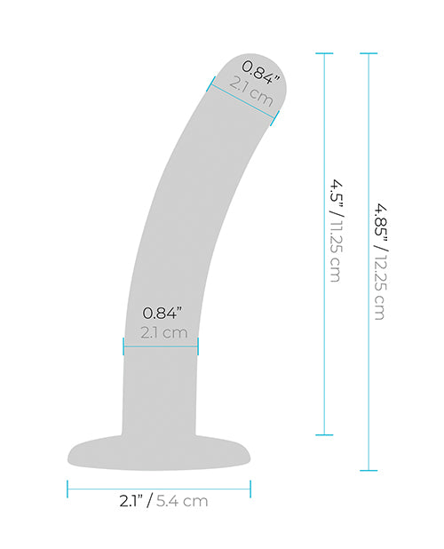 Lux Fetish 5" Dildo w/Strap On Harness Set