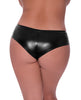 Charger l'image dans la visionneuse de la galerie, Club Candy Low Rise Split Crotch Boy Short Black QN
