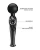 Ladda bilden i Galleri Viewer, Pretty Love Skylar LED Digital Display Wand - Black
