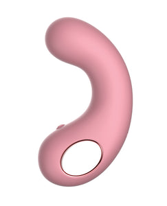 pink curved vibrator Luv Inc. Curved Vibrator