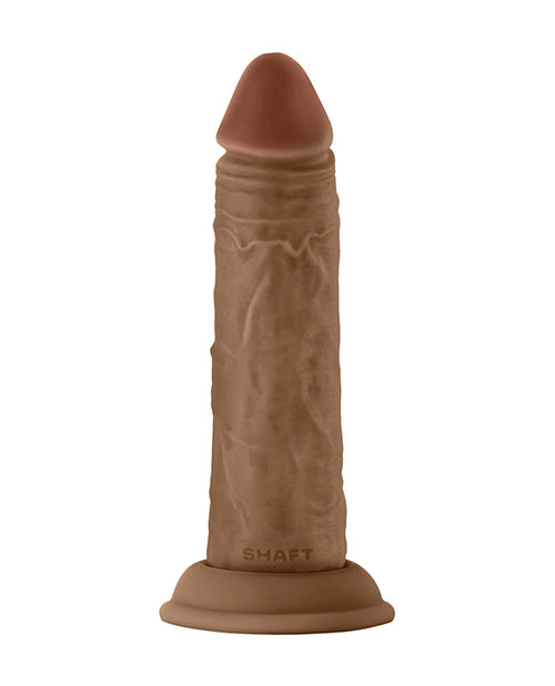 Shaft Model J Flexskin Liquid Silicone Five And A Half Inch Dong Oak Hyper Realistic Dual Layer Dildo For Realistic Feel