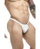 Load image into Gallery viewer, Male Basics Y Buns Thong White Sheer XL
