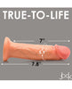 Carica l'immagine nel visualizzatore Galleria, Curve Toys Jock Real Skin Silicone 8" Vibrating Dildo
