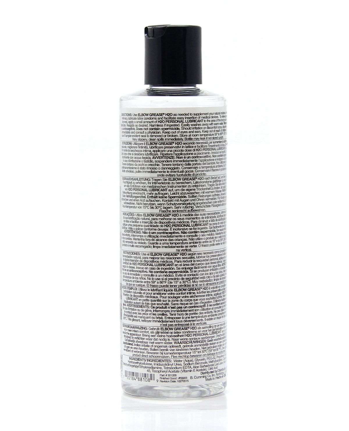Elbow Grease H2O Personal Lubricant - 8.1 oz