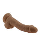 Load image into Gallery viewer, Selopa Natural Feel 7" Flexskin Dildo - Dark
