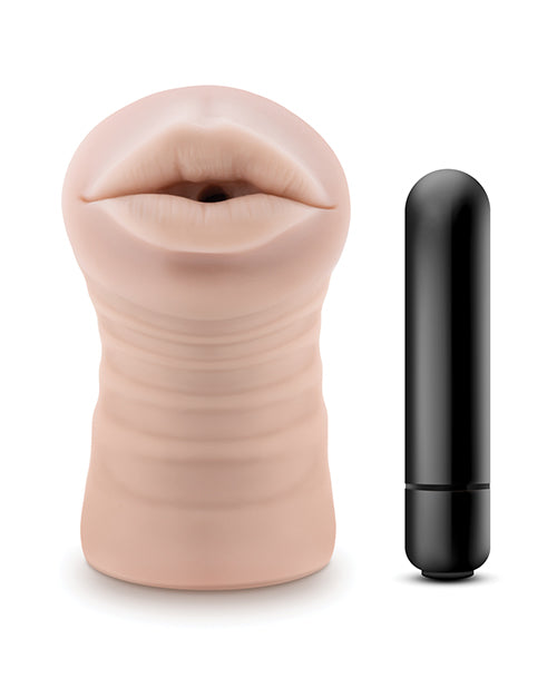 Blush EnLust Mouth Stroker With Vibrating Bullet Nicole