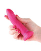 Load image into Gallery viewer, Royals 5" Charlie Curved Dildo - Metallic Pink
